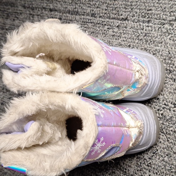 Disney Frozen Girls Size 12 Boots - Picture 3 of 4